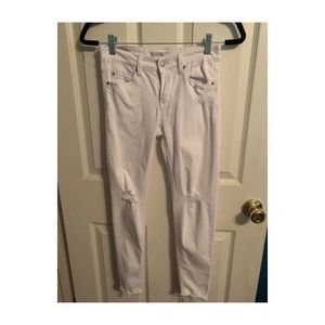 Ladies Skinny Distressed Jeans